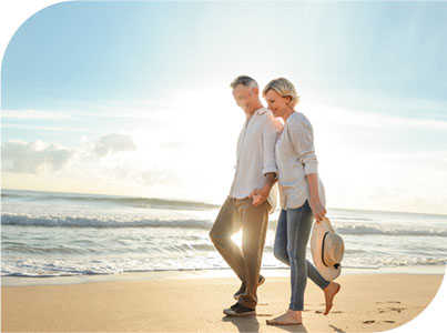 Spaziergang am Strand